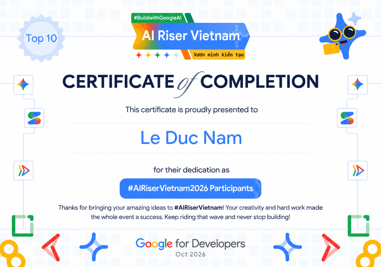 Google AI Riser Top 10 National
